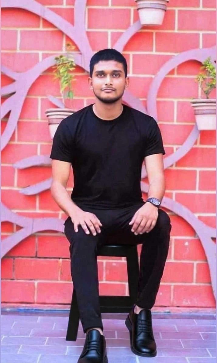 Prem Sah at coding challenge competition